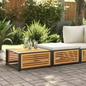 Gartentisch mit massivem Akazienholz-Hocker. von , Modulare Sofas für den Außenbereich - Ref: Foro24-367650, Preis: 185,67 €,...