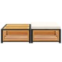 Garden table with solid acacia wood stool by , Modular outdoor sofas - Ref: Foro24-367650, Price: 189,09 €, Discount: %