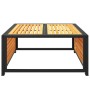 Massiver Gartentisch aus Akazienholz 68x68x30 cm von , Modulare Sofas für den Außenbereich - Ref: Foro24-367644, Preis: 88,90...