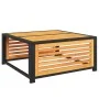 Mesa de jardín de madera maciza de acacia 68x68x30 cm de , Sofás modulares de exterior - Ref: Foro24-367644, Precio: 87,59 €,...