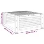 Mesa de jardín de madera maciza de acacia 68x68x30 cm de , Sofás modulares de exterior - Ref: Foro24-367644, Precio: 87,59 €,...