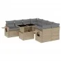9-piece garden sofa set with beige synthetic rattan cushions by , Garden sets - Ref: Foro24-3267799, Price: 607,99 €, Discoun...