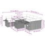 9-piece garden sofa set with beige synthetic rattan cushions by , Garden sets - Ref: Foro24-3267799, Price: 587,09 €, Discoun...