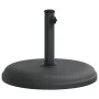 Round umbrella base for poles with Ø32/35/38 mm, 15 kg. by , Umbrella bases - Ref: Foro24-368672, Price: 62,40 €, Discount: %