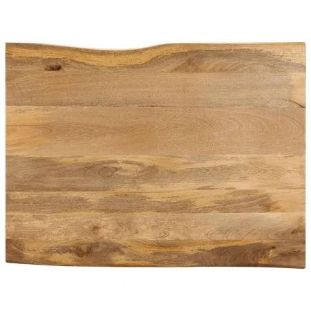 Solid mango wood natural edge table top 100x80x2.5 cm by , Table tops - Ref: Foro24-370724, Price: 98,35 €, Discount: %
