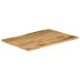Solid mango wood natural edge table top 100x80x2.5 cm by , Table tops - Ref: Foro24-370724, Price: 98,35 €, Discount: %