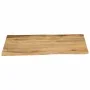 Solid mango wood natural edge table top 100x80x2.5 cm by , Table tops - Ref: Foro24-370724, Price: 98,35 €, Discount: %