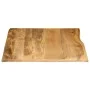 Solid mango wood natural edge table top 100x80x2.5 cm by , Table tops - Ref: Foro24-370724, Price: 98,35 €, Discount: %