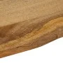 Solid mango wood natural edge table top 100x80x2.5 cm by , Table tops - Ref: Foro24-370724, Price: 98,35 €, Discount: %