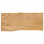 Massivholz-Tischplatte mit natürlicher Kante aus Mangoholz 100x40x3,8 cm. von , Tischplatten - Ref: Foro24-370732, Preis: 95,...