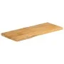 Solid mango wood table top with natural edge, 100x40x3.8 cm by , Table tops - Ref: Foro24-370732, Price: 94,03 €, Discount: %