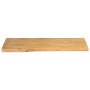Massivholz-Tischplatte mit natürlicher Kante aus Mangoholz 100x40x3,8 cm. von , Tischplatten - Ref: Foro24-370732, Preis: 95,...
