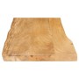 Massivholz-Tischplatte mit natürlicher Kante aus Mangoholz 100x40x3,8 cm. von , Tischplatten - Ref: Foro24-370732, Preis: 95,...