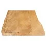 Solid mango wood table top with natural edge, 100x40x3.8 cm by , Table tops - Ref: Foro24-370732, Price: 94,03 €, Discount: %