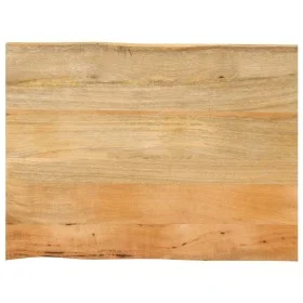 Solid mango wood natural edge table top 70x60x3.8 cm by , Table tops - Ref: Foro24-370739, Price: 88,06 €, Discount: %