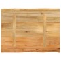 Massivholz-Tischplatte mit natürlicher Kante aus Mangoholz 70x60x3,8 cm. von , Tischplatten - Ref: Foro24-370739, Preis: 90,2...