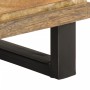 Mesita de noche de madera maciza de mango rugosa 40x34x46 cm de , Mesitas de noche - Ref: Foro24-377466, Precio: 50,28 €, Des...
