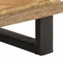Mesita de noche de madera maciza de mango rugosa 40x34x46 cm de , Mesitas de noche - Ref: Foro24-377466, Precio: 49,83 €, Des...