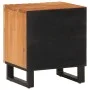 Solid acacia wood bedside table 40x34x46 cm by , Nightstands - Ref: Foro24-377418, Price: 64,20 €, Discount: %