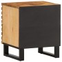 Solid rough mango wood bedside table 40x34x46 cm by , Nightstands - Ref: Foro24-377426, Price: 70,13 €, Discount: %
