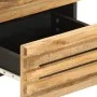 Solid rough mango wood bedside table 40x34x46 cm by , Nightstands - Ref: Foro24-377426, Price: 69,51 €, Discount: %