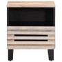 Mesita de noche madera maciza mango blanqueado 40x34x46 cm de , Mesitas de noche - Ref: Foro24-377472, Precio: 47,66 €, Descu...