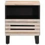 Solid bleached mango wood bedside table 40x34x46 cm by , Nightstands - Ref: Foro24-377472, Price: 47,24 €, Discount: %
