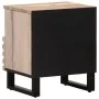 Solid bleached mango wood bedside table 40x34x46 cm by , Nightstands - Ref: Foro24-377472, Price: 47,24 €, Discount: %