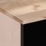 Mesita de noche madera maciza mango blanqueado 40x34x46 cm de , Mesitas de noche - Ref: Foro24-377472, Precio: 47,24 €, Descu...