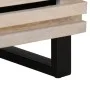 Solid bleached mango wood bedside table 40x34x46 cm by , Nightstands - Ref: Foro24-377472, Price: 47,24 €, Discount: %