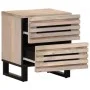 Solid bleached mango wood bedside table 40x34x46 cm by , Nightstands - Ref: Foro24-377432, Price: 51,87 €, Discount: %