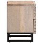 Solid bleached mango wood bedside table 40x34x46 cm by , Nightstands - Ref: Foro24-377432, Price: 52,28 €, Discount: %