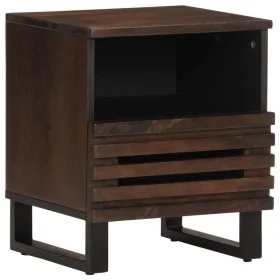 Solid mango wood bedside table 40x34x46 cm by , Nightstands - Ref: Foro24-377470, Price: 44,87 €, Discount: %