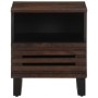 Mesita de noche de madera maciza de mango 40x34x46 cm de , Mesitas de noche - Ref: Foro24-377470, Precio: 45,21 €, Descuento: %