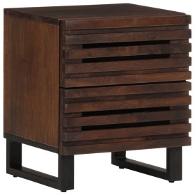 Massivholz-Nachttisch aus Mangoholz 40x34x46 cm von , Nachttische - Ref: Foro24-377430, Preis: 70,37 €, Rabatt: %