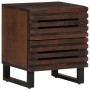 Mesita de noche de madera maciza de mango 40x34x46 cm de , Mesitas de noche - Ref: Foro24-377430, Precio: 70,30 €, Descuento: %