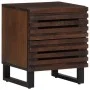 Mesita de noche de madera maciza de mango 40x34x46 cm de , Mesitas de noche - Ref: Foro24-377430, Precio: 60,50 €, Descuento: %