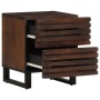 Mesita de noche de madera maciza de mango 40x34x46 cm de , Mesitas de noche - Ref: Foro24-377430, Precio: 70,30 €, Descuento: %