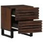 Mesita de noche de madera maciza de mango 40x34x46 cm de , Mesitas de noche - Ref: Foro24-377430, Precio: 60,50 €, Descuento: %