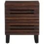 Mesita de noche de madera maciza de mango 40x34x46 cm de , Mesitas de noche - Ref: Foro24-377430, Precio: 70,30 €, Descuento: %