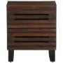 Mesita de noche de madera maciza de mango 40x34x46 cm de , Mesitas de noche - Ref: Foro24-377430, Precio: 60,50 €, Descuento: %