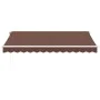 Manual retractable brown awning 350x250 cm by , Awnings - Ref: Foro24-3215631, Price: 459,12 €, Discount: %