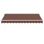 Manuelle ausziehbare Markise in Braun, 350x250 cm. von , Markisen - Ref: Foro24-3215631, Preis: 394,38 €, Rabatt: %