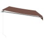 Manuelle ausziehbare Markise in Braun, 350x250 cm. von , Markisen - Ref: Foro24-3215631, Preis: 394,38 €, Rabatt: %