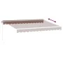 Manual retractable brown awning 350x250 cm by , Awnings - Ref: Foro24-3215631, Price: 459,12 €, Discount: %