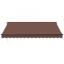 Manuelle ausziehbare Markise in Braun, 400x300 cm. von , Markisen - Ref: Foro24-3310208, Preis: 262,27 €, Rabatt: %