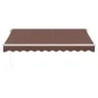 Toldo retráctil manual marrón 300x250 cm de , Toldos - Ref: Foro24-3215633, Precio: 247,37 €, Descuento: %