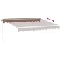 Toldo retráctil manual marrón 300x250 cm de , Toldos - Ref: Foro24-3215633, Precio: 247,37 €, Descuento: %