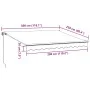 Toldo retráctil manual con luz LED marrón 300x250 cm de , Toldos - Ref: Foro24-3215741, Precio: 292,00 €, Descuento: %