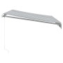 Manuelle ausziehbare Markise in Anthrazitgrau und Weiß 300x250 cm. von , Markisen - Ref: Foro24-3216038, Preis: 202,99 €, Rab...